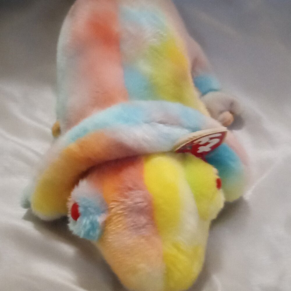New Beanie Buddies Collection Rainbow 17"L 5"T